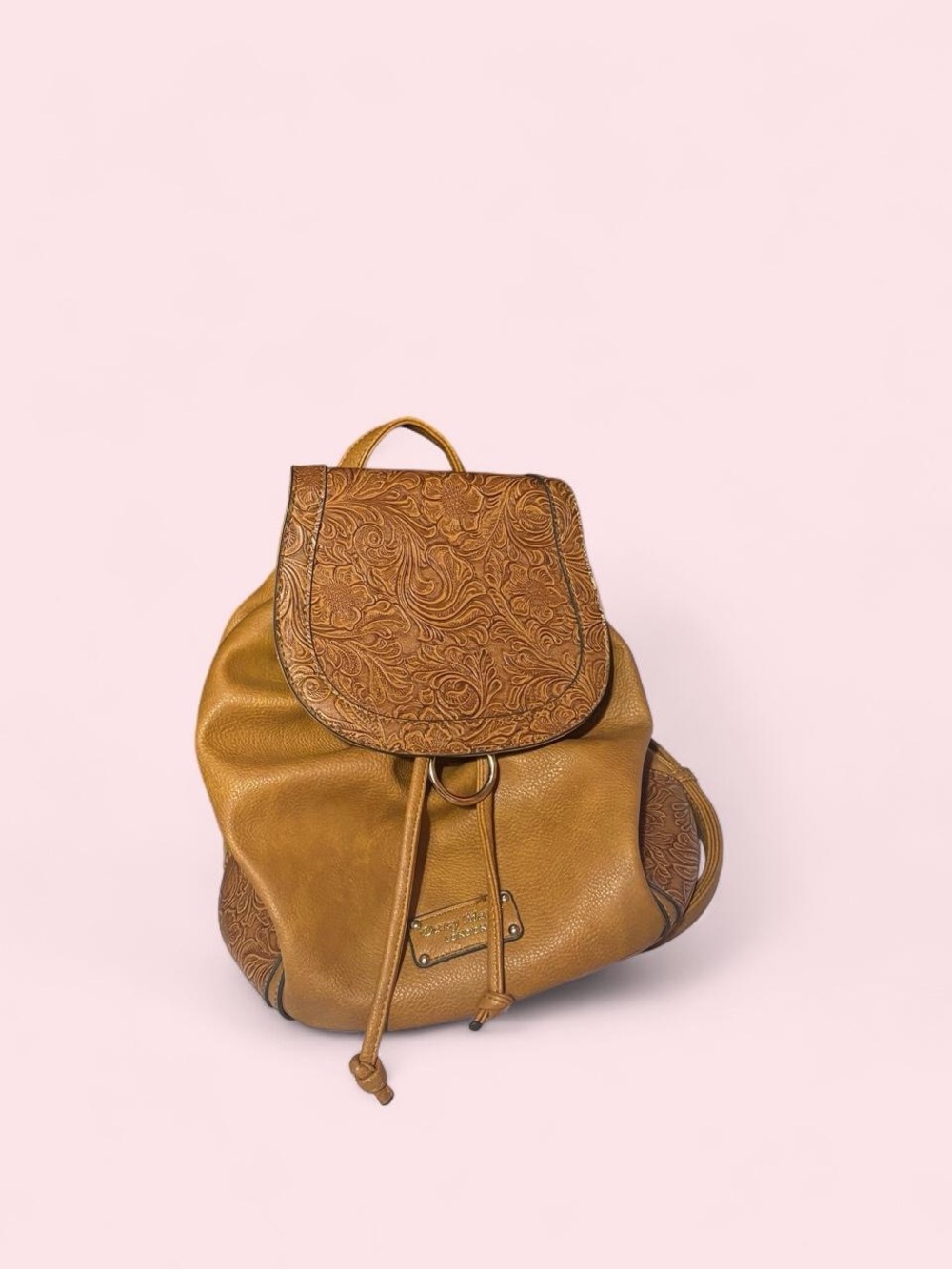 Tan backpack